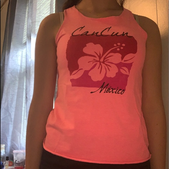 Other - Pink Cancun Tank Top